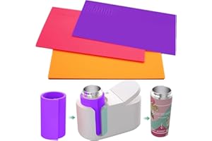 DONOONIS 3 Stück Sublimation Silikonmanschette, Silikon Wraps, Mug Press Sublimation In 3 Dicken Kompatibel Mit -Becherpresse, Sublimation Tassen Rohlinge Effiziente Wärmeleitun