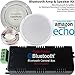 Price comparison product image SMART HOME Bluetooth Amplifier & 2x Moisture Resistant Ceiling Speaker Kit – Compact HiFi Mini/Micro Amp – Bathroom/Kitchen Audio Music Player System - Loops