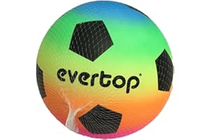 Generico Pallone per Bambini Palla Colorata cm 23 Palla Arcobaleno Gioco Tinta Unita da Calcio Pallavolo per Mare Giardino Interni Esterni da Spiaggia,Colori Assortiti Casuale Venduto Sgonfio