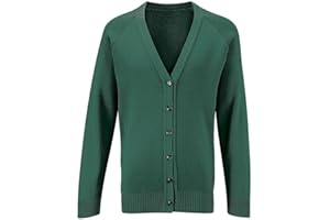 Integriti Schoolwear Girls School Knitted Cardigan Uniform Age 3 4 5 6 7 8 9 10 11 12 13 14 15 16 + Adult Sizes