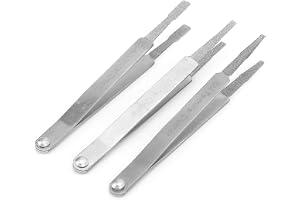 Akozon Terminal Rengöringsverktyg, 3PCS Metall Terminal Cleaner Set Auto Reparation Hårdvaruverktyg För Liten Elektrisk Spad