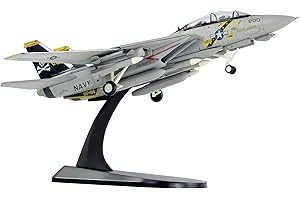 HANGOU 1/100 F14 Fighter Modello Aereo In Lega Diecast Aeroplani Modello