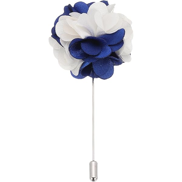 Joyzan 8 Boutonnières Fleurs Mariage – Épinglette Rose Ruban Fait Main Pour Marié & Invités
