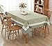 Produktbild SYHOME Tischdecke Tischtuch Im europäischen Stil rustikal Stoffen rechteckiger Couchtisch Esstisch Drucken 110*160 cm