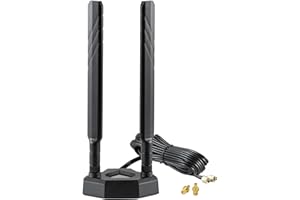 Supaerial Magnetic Base 4G LTE 5G Wide Band SMA/TS9 Connector 600-6000MHz Omni-Directional Antenna for Vodafone Three EE O2 4G LTE 5G Hotspot Router Modem