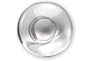 SPORTS WORLD VISION Brillen/Brillengestelle Randlose Nasenpads | Rund | 9mm | Einschieben |50 Stück