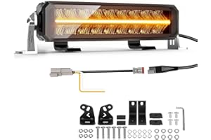 CO LIGHT 10" Double Row Light Bar 50W 6000LM LED Light Bar 12v/24V Beam up to 730 metres IP68 Suitable for Agricultural Tractors, 4x4 Vehicles, Trucks and caravans