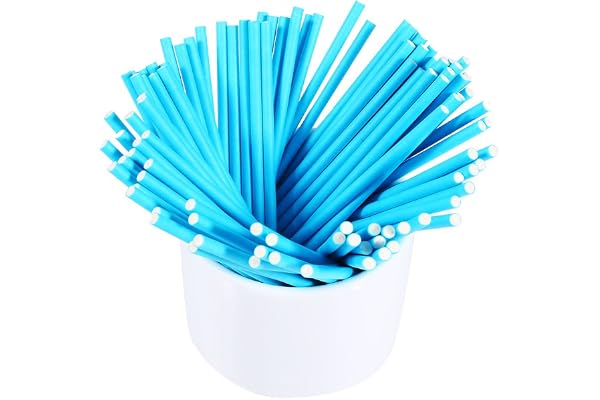 Cake Pop Sticks, 100 St/set Rejäla Färgglada Lollipop Sticks Sucker Sticks för Kakor, Regnbågsgodis, Choklad, Cake Topper