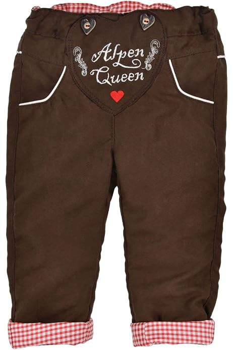 P.Eisenherz Babyhose Im Lederhosen-Style – Süße Trachtenhose Mit Stickereien Für Die Kleinen