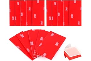 VFANDV Nastro Biadesivo Extra Forte, 15 Pezzi Tamponi Resistenti Alte Temperature, Pads Adesivo per Casa, Auto, Ufficio (25 mm x 50 mm)