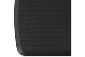 GelPro Elite Premier Gel & Foam Anti Fatigue Kitchen Mat, 20" x 48", Wicker, Black