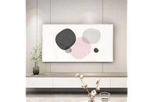 Treer TV Abdeckung Staubschutzhülle, Hülle Bezug für Fernsehen Schutzhülle Universal Fernseher Hülle Elastisch Staubschutz für 32-85 Zoll TV/PC-Bildschirme (Illustration,46-50 Zoll)