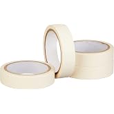 Amazon Brand - Solimo Masking Tape - 24mm 20 mtrs - Pack of 4