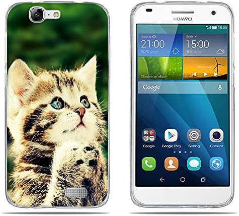 Huawei Ascend G7 (L01 L03 C199) Case, DIKAS Flexible Ultra Thin Gel TPU Silicone Back Cover Case with Beautiful Pattern Ultra Slim Fit Lightweight Design Anti-Scratch Shockproof Protective Clear Ultra Thin Smart Shell for Huawei Ascend G7 (L01 L03 C199)- Pic: 10