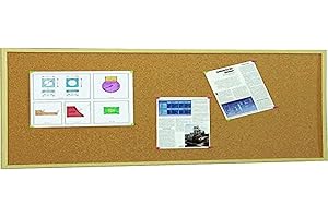 5 Star 876950 - Tablero de corcho con marco de madera, 60 x 120 cm