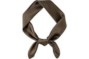DAMILY Foulard Quadrato, Bandane per Uomo Square Capelli Fascia Fazzoletto Sciarpa Quadrata Raso 70×70 cm Sciarpe Accessori per Capelli
