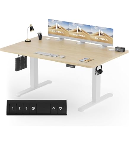 Standing Desk SCRIVANIA REGOLABILE IN Altezza Elettrica Tavolo Da