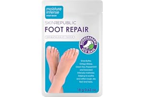 Skin Republic Foot Repair Mask, Helps Soothe Rough Dry Feet and Heels, Intensely Moisturising, 18g