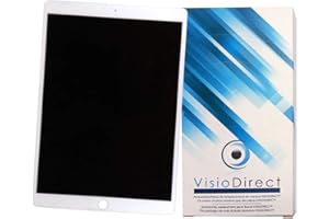 Visiodirect Ecran Complet pour Ipad Air 3 (2019) A2152 A2123 A2153 Taile 10.5" Blanc Vitre Tactile + écran LCD Tablette