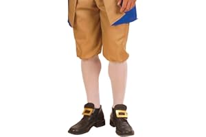 NET TOYS Zapato Barroco Medieval con Hebilla de Metal rococó Caballero Sirviente bisutería Zapato Carnaval Pirata Accesorio