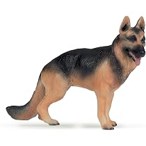 Bullyland Spielfigur Schäferhund Rex – Ca. 9,4 Cm, Detailgetreu Handbemalt, PVC-frei, Für Kinder Ab 3 Jahren