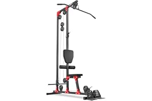 Marbo Sport Torre de Cable desplegable Lat Independiente Asiento MH-W106 2.0 | Made in EU