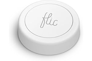 Flic 2 boutons intelligents – 1 pièce Flic 2 touche – Bouton Smart Home Control – Fonctionne avec Hue, LifX, IKEA Trådfri, Sonos, Spotify, IFTTT, HomeKit et bien plus encore