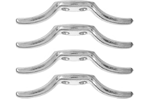 IMIKEYA 4 Piezas Abrazadera De Cuerda para Persianas Abrazadera De Cuerda De Cortina Cornamusa para Kayak Listón De Cuerda para Cortina Enrolladores De Cable Gancho Ventana Cortinas Metal