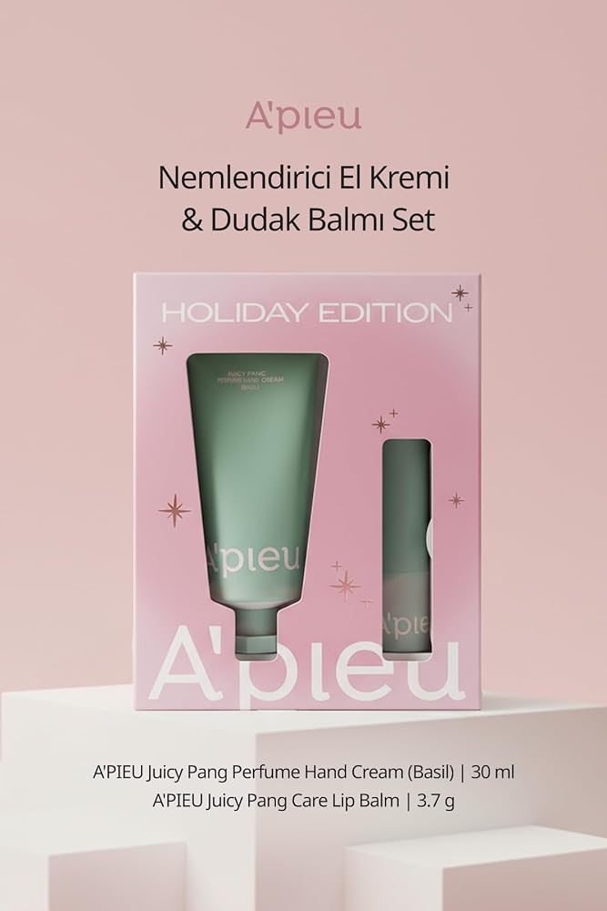 MISSHA Nemlendirici El Kremi & Dudak Balmı Set Apıeu Juicy-Pang Perfume Hand Cream&Lip Balm Set