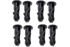 Blunesta 4 Pairs Wheelie Bin Lid Lock Clips – Heavy-Duty Compactor Lid Locks for Secure Outdoor Bins, Prevent Spillage, Animal Access – Durable Plastic, Easy Installation for Home, Commercial Use