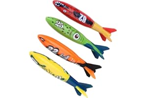 MORJCG 4Pcs Sinkers for Swimming Kids, Dive Sticks Toys, Diving Sticks, Shark Sinkies for Kids Swimming, Dive Sticks for Kids Boys Girl Swimming Diving Toys, Pool Sinkers for Bath Pool Water Park and Sea