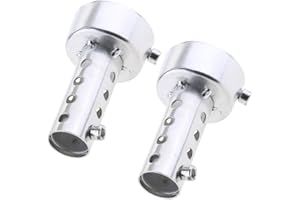 Sharplace 2 Pcs DB killer Accessoires Moto Tuyau Silencieux d'Échappement Universel - 48mm