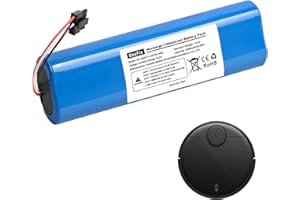 Beefix STYTJ02YM akumulator zastępczy 3000 mAh do Xiaomi Mi Mop Pro, Mi Robot Odkurzacz Mop Pro do Xiaomi (Mijia) STYTJ02YM 14,4 V akumulator litowo-jonowy Odkurzacz Robotic Vacuum Battery