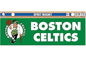 Rico Industries NBA Basketball Boston Celtics 4 x 10 Team Spirit Magnet - Car, Home Décor - Refridgerator, Office, Kitchen