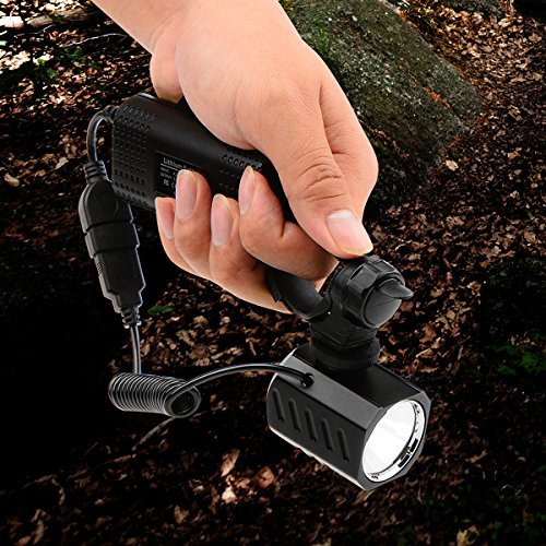 【Upgrade Version】LED Fahrradlampe aufladbar USB LED Scheinwerfer wasserdicht CREE XM-L2 Frontlicht 1200 Lumen 4 Licht-Modi Fahrradlicht mit Akku 4400mAh und RÜCKLICHT mit Knopfzellen - 9