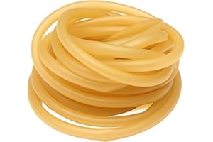 Ponacat Naturlatex Gummiband Gummischlauch für Slingshot Katapult OP Schlauch Elastische Teile 6X9mm