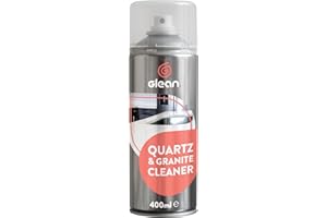 GLEAN Foaming Quartz & Granite Worktop Cleaner | 400ml | Non-Abrasive Stone Surface Spray | Streak-Free Finish | Daily Kitchen Cleaner for Quartz, Granite, Marble & Induction Hobs