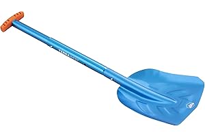 TerraWest Core Light Telescopic Shovel, Avalanche Safety, Multicolor Aluminium, Foldable, Ergonomic Grip