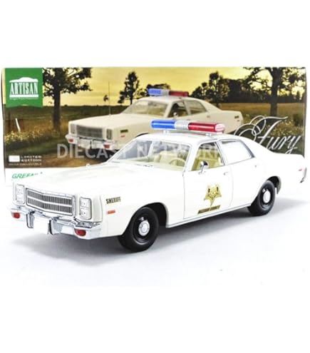 GREENLIGHT 1/18 - Chevrolet Caprice 1987 Police Du Film Fargo (1996) - Bordeaux