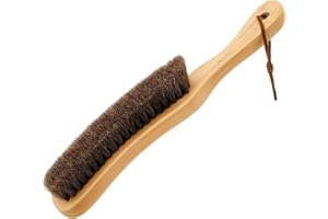 DQIUNAX Wollwalk Bürste, Kleiderbürste und Fusselbürste, Textilbürste für Wollwalk, Lederbürste und Hutbürste, 27,5 x 4 cm