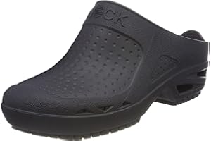 WOCK BLOC OPEN w/Strap, Sanitary Work Clogs - Unisex Clog, Anatomic Surgical Clogs with strap, Antistatic and Non-slip with Lemon Scent