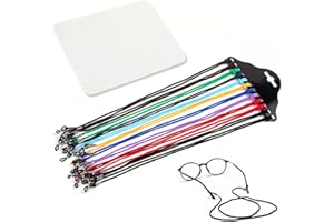 CATOR Cordino per Occhiali, 12 Pezzi Laccio Occhiali, cordino per occhiali, Catena Occhiali Donna Uomo, Laccetti per Occhiali, LaccioOcchiali Da Sole per Attività Sportive All'aperto