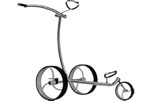 ‎TOUR MADE tour made Haicaddy HC3X Golf Pushtrolley aus Edelstahl I klappbar & zerlegbar I manueller Golftrolley inkl. Transporttasche, Schirm- & Scorehalter I 3 Rad I Deutsche Markenqualität