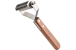 OneBarleycorn Brosse Chien Chat Anti Poils Animaux - Brosse de Toilettage pour Chiens de Compagnie et Chats - Peigne Démêlant pour Poil Long et Court