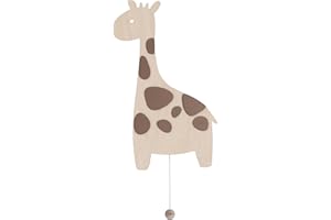 BO BABY'S ONLY Baby's Only - Applique Murale girafe Wonder - Marron - 42x29 cm