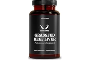 OLYMPUS SUPPLEMENTS Pasture Raised Beef Liver 180 Capsules | 3000mg Per Serving | 100% Pure Grass Fed No Fillers | Lab Tested For Safety | No Additives or Preservatives | Nutrient Rich Freeze Dried