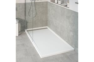 KOES - Receveur de douche en résine modèle VOIGA – 80x170 – Blanc RAL 9003