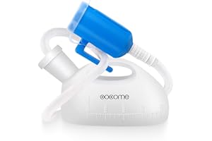 Urinflasche für Männer, OOCOME 2000ml Urinal Bottle Wiederverwendbare Portable Hohe Kapazität Verdickung Männlich Urinal für alten Mann Urin Sammler Urinal System mit 47.2"(1,2M) Rohr