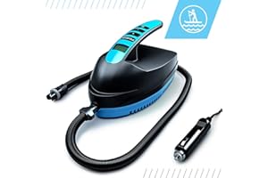 BLUEFIN SUP Bombín Eléctrico para Tabla de Paddle de Bluefin/Bombín Eléctrico para Sup/Bombín Portátil E-Swift/Apagado Automático/Pantalla LCD