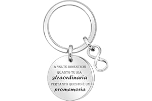 BIFRIEND Regali di ispirazione per le donne, a volte ti dimentichi di essere fantastico quindi questo è il tuo promemoria Portachiavi di compleanno Migliore amica Figlia Mamma